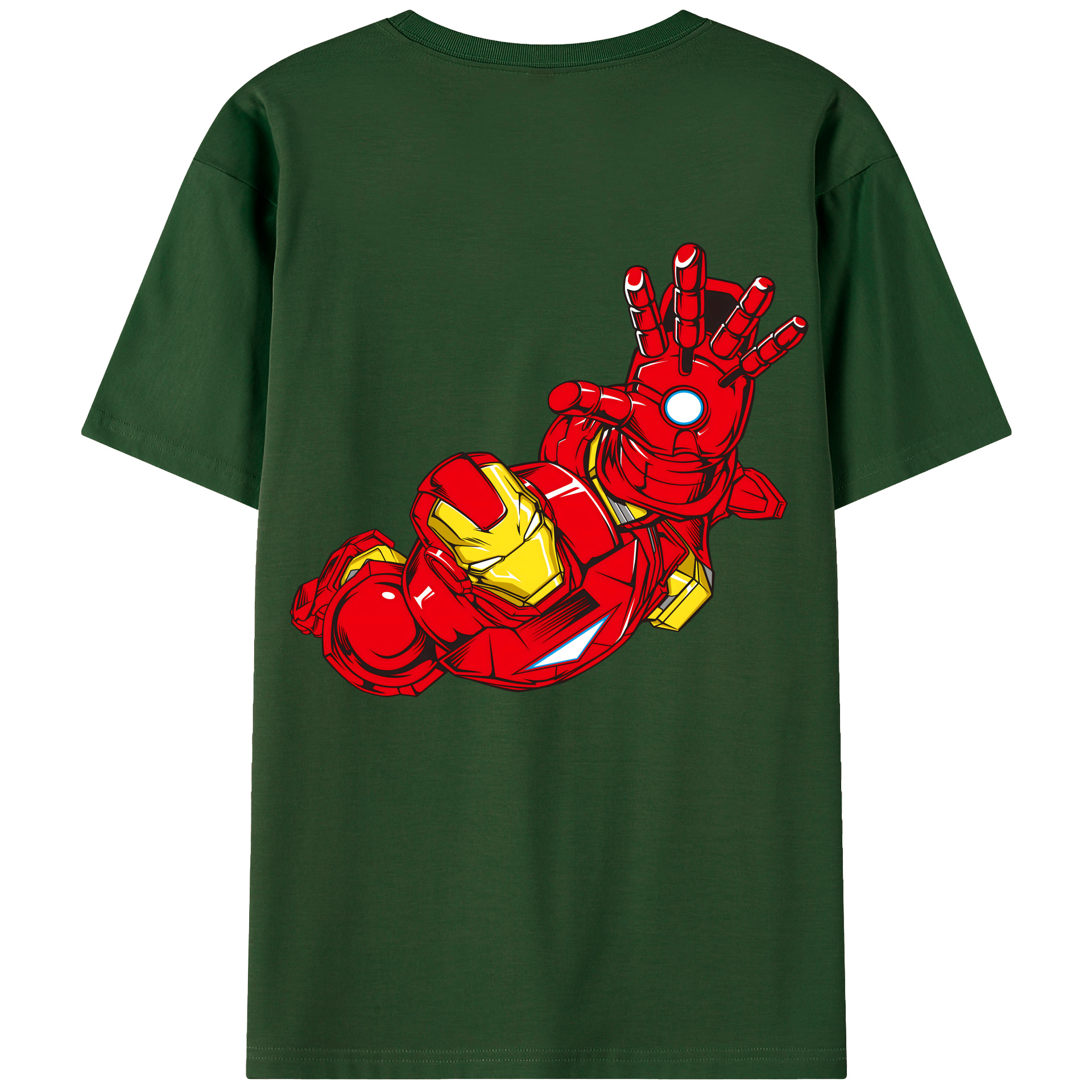 （画像用） アベンジャーズ The Avengers 綿100％半袖Tシャツ（背面プリント）